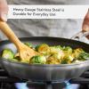 imageKitchenAid 3Ply Base Brushed Stainless Steel Nonstick Fry PanSkillet 12 InchStainless Steel
