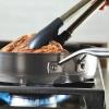 imageKitchenAid 3Ply Base Brushed Stainless Steel Nonstick Round Grill PanGriddle 1025 Inch