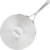 imageKitchenAid 3Ply Base Brushed Stainless Steel Nonstick Round Grill PanGriddle 1025 Inch