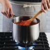 imageKitchenAid 3Ply Base Brushed Stainless Steel Sauce PanSaucepan with Lid 3 QuartBrushed Stainless Steel
