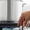 imageKitchenAid 3Ply Base Brushed Stainless Steel Stock PotStockpot with Lid 8 QuartStainless Steel