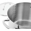 imageKitchenAid 3Ply Base Brushed Stainless Steel Stock PotStockpot with Lid 8 QuartStainless Steel