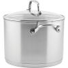 imageKitchenAid 3Ply Base Brushed Stainless Steel Stock PotStockpot with Lid 8 QuartStainless Steel