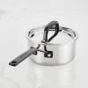 imageKitchenAid 5Ply Clad Polished Stainless Steel Saucepan with Lid 3 QuartPolished Stainless Steel