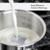 imageKitchenAid 5Ply Clad Polished Stainless Steel Saucepan with Lid 3 QuartPolished Stainless Steel