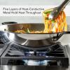 imageKitchenAid 5Ply Clad Polished Stainless Steel Wok15 InchStainless Steel