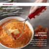 imageKitchenAid Gourmet Stainless Steel Wire Masher 1024Inch BlackMatte Red