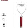 imageKitchenAid Gourmet Stainless Steel Wire Masher 1024Inch BlackMatte Red