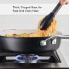imageKitchenAid Hard Anodized Ceramic 5Quart Nonstick Saut Pan with ShatterResistant Lid ampamp Riveted Handle  Durable Even Heating Easy Clean Oven Safe to 500F Matte BlackMatte Black