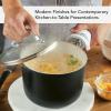 imageKitchenAid Hard Anodized Ceramic Nonstick Cookware Sauce Pan with Lid 3 Quart Matte BlackMatte Black