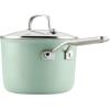 imageKitchenAid Hard Anodized Ceramic Nonstick Cookware Sauce Pan with Lid 3 Quart PistachioPistachio