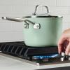 imageKitchenAid Hard Anodized Ceramic Nonstick Cookware Sauce Pan with Lid 3 Quart PistachioPistachio