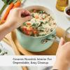 imageKitchenAid Hard Anodized Ceramic Nonstick Cookware Sauce Pan with Lid 3 Quart PistachioPistachio