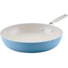 imageKitchenAid Hard Anodized Ceramic Nonstick Frying PanSkillet 10 Inch Blue VelvetBlue Velvet