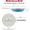 imageKitchenAid Hard Anodized Ceramic Nonstick Frying PanSkillet 10 Inch Blue VelvetBlue Velvet