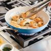 imageKitchenAid Hard Anodized Ceramic Nonstick Frying PanSkillet 10 Inch Blue VelvetBlue Velvet