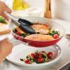 imageKitchenAid Hard Anodized Ceramic Nonstick Frying PanSkillet 10 Inch Blue VelvetEmpire Red