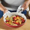 imageKitchenAid Hard Anodized Ceramic Nonstick Frying PanSkillet 10 Inch Blue VelvetEmpire Red