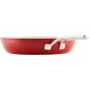imageKitchenAid Hard Anodized Ceramic Nonstick Frying PanSkillet 10 Inch Blue VelvetEmpire Red