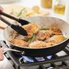 imageKitchenAid Hard Anodized Ceramic Nonstick Frying PanSkillet 10 Inch Blue VelvetMatte Black