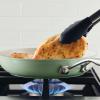 imageKitchenAid Hard Anodized Ceramic Nonstick Frying PanSkillet 10 Inch Blue VelvetPistachio