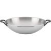 imageKitchenAid 5Ply Clad Polished Stainless Steel Wok15 InchStainless Steel