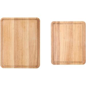imageKitchenAid Classic Wood Cutting Board Set Set of 2 Natural