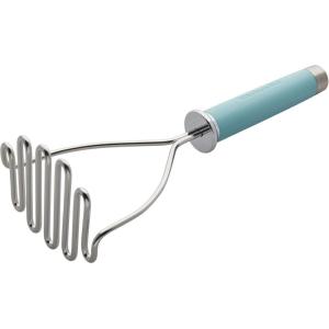 imageKitchenAid Gourmet Stainless Steel Wire Masher 1024Inch BlackMatte Aqua Sky