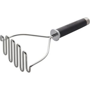 imageKitchenAid Gourmet Stainless Steel Wire Masher 1024Inch BlackMatte Black