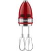 imageKitchenAid 9Speed Digital Hand Mixer with Turbo Beater II Accessories and Pro Whisk  WhiteEmpire Red