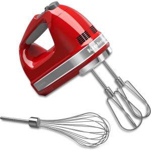 imageKitchenAid 7Speed Hand Mixer  KHM7210  Onyx Black pack of 1Empire Red