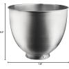 imageKitchenAid 35 Quart Brushed Stainless Steel Bowl for Artisan Mini 35 Quart Stand Mixers  KSM35SSB