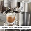 imageKitchenAid Automatic Milk Frother Metal Espresso 17 oz Brushed Stainless