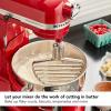 imageKitchenAid Pastry Tilt Head Stand Mixer Beater Attachment SilverBowl Lift  Stainless Steel