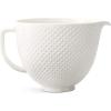 imageKitchenAid KSM2CB5THB Stand Mixer Bowl 5 quart White Hobnail CeramicWhite Hobnail Ceramic