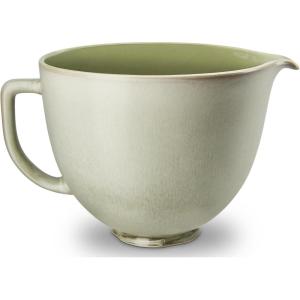 imageKitchenAid 5 Quart Ceramic Bowl for all KitchenAid 455 Quart TiltHead Stand Mixers KSM2CB5PSL Sage Leaf