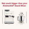 imageKitchenAid Semi Automatic Espresso Machine with Burr Grinder KES6551 Porcelain White