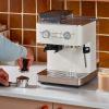 imageKitchenAid Semi Automatic Espresso Machine with Burr Grinder KES6551 Porcelain White