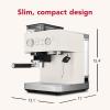 imageKitchenAid Semi Automatic Espresso Machine with Burr Grinder KES6551 Porcelain White