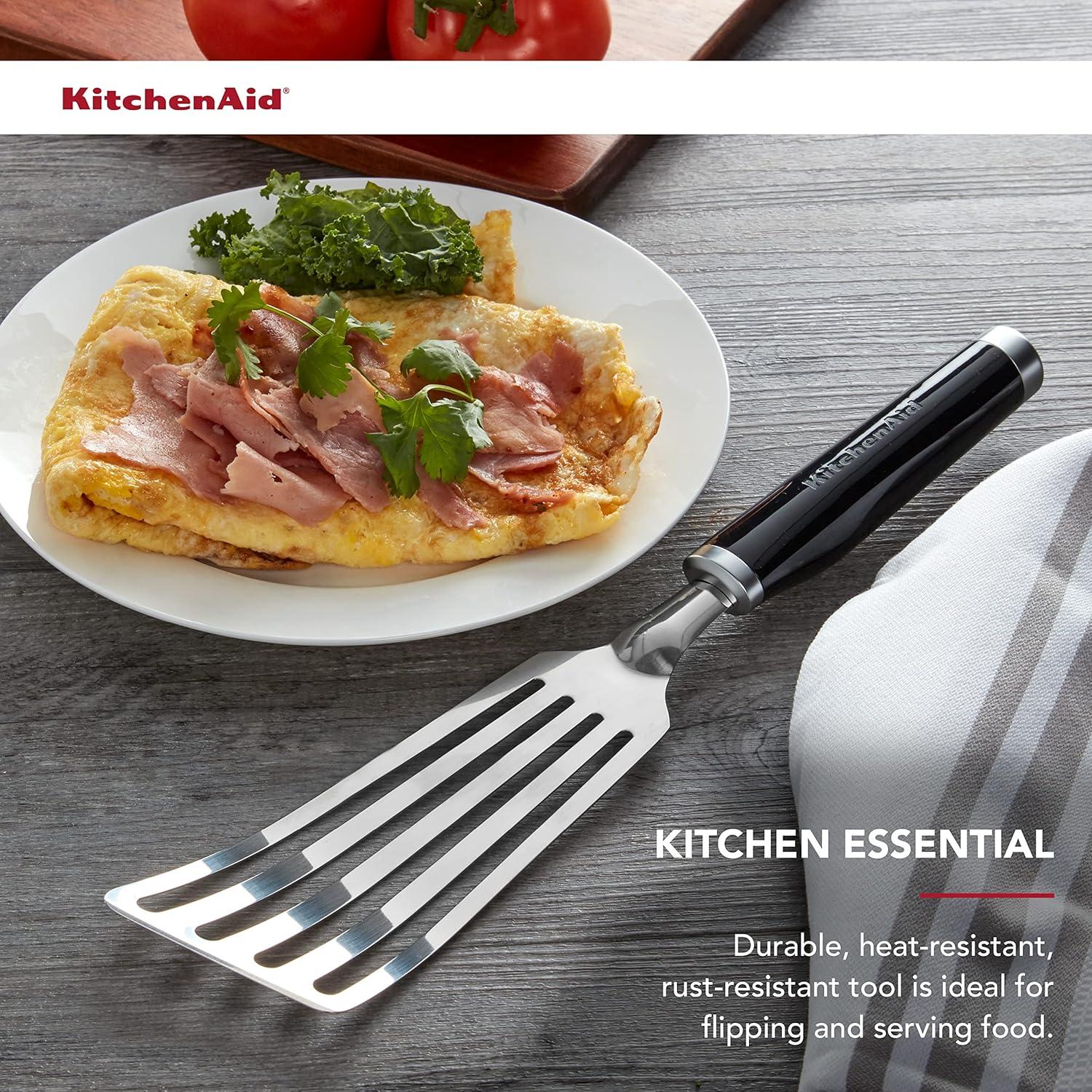 imageKitchenAid  KE024OHOBA KitchenAid Classic Flex Turner One Size Black 2Black 2