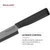 imageKitchenAid Classic Ceramic Serrated Bread Knife with CustomFit Blade Cover Sharp Kitchen Knife DishwasherSafe 8Inch BlackBlack