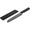 imageKitchenAid Classic Ceramic Serrated Bread Knife with CustomFit Blade Cover Sharp Kitchen Knife DishwasherSafe 8Inch BlackBlack