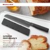 imageKitchenAid Classic Ceramic Serrated Bread Knife with CustomFit Blade Cover Sharp Kitchen Knife DishwasherSafe 8Inch BlackBlack