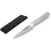 imageKitchenAid Gourmet Forged Steak Knife Set HighCarbon Japanese Stainless Steel 4 Piece Brushed35Inch Serrated Paring Knife