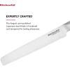 imageKitchenAid Gourmet Forged Steak Knife Set HighCarbon Japanese Stainless Steel 4 Piece Brushed8Inch Bread Knife