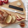 imageKitchenAid Gourmet Forged Steak Knife Set HighCarbon Japanese Stainless Steel 4 Piece Brushed8Inch Bread Knife
