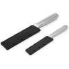 imageKitchenAid Gourmet Forged Steak Knife Set HighCarbon Japanese Stainless Steel 4 Piece BrushedUtility and Paring Knife Set Set