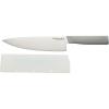 imageKitchenAid Classic Chef CustomFit Cover Sharp Kitchen Knife HighCarbon Japanese Stainless Steel Blade 8 Inch GrayGray
