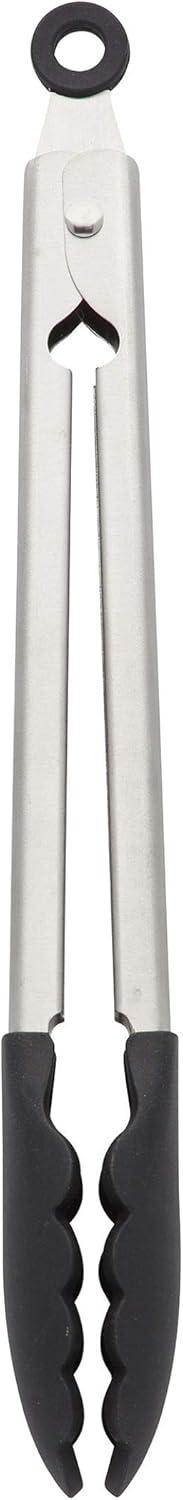 imageKitchenAid Silicone Tipped Stainless Steel Tongs 12 Inch BlackPistachio
