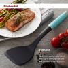 imageKitchenAid  KO001OHOBA KitchenAid Gourmet Large Solid Turner one size Matte BlackMatte Aqua Sky